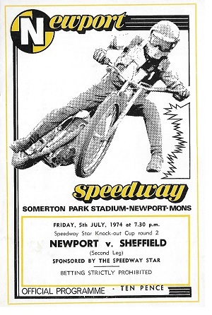 Newport v Sheffield, 5th July 1974