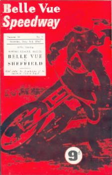 Belle Vue v Sheffield, 3rd June 1967