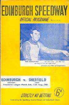 Edinburgh v Sheffield, 13th August 1960