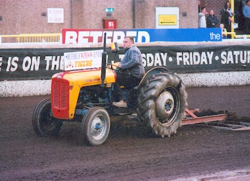 Graham Trollope on his trusty steed