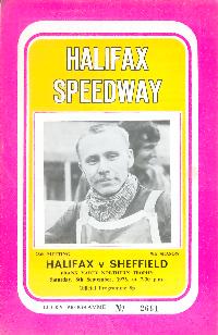 Halifax v Sheffield, 8th September 1973