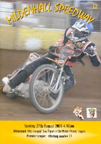 Mildenhall programme cover