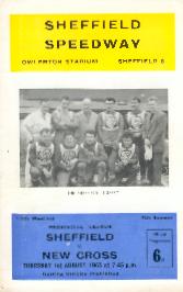 Sheffield v New Cross, 1st August 1963