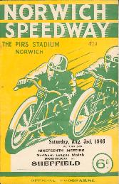 Norwich v Sheffield, 3rd August 1946