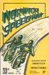 Sheffield v Middlesbrough at Norwich, 1947