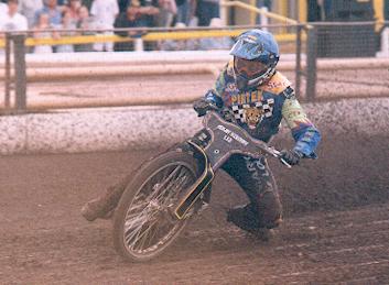 Paul Cooper in full flight