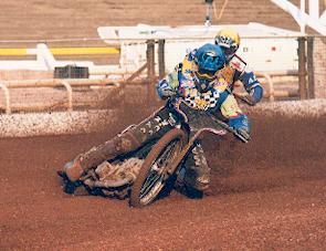 Paul duelling with Jason Doyle