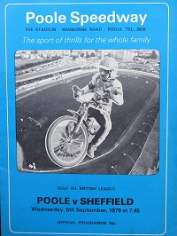 Poole v Sheffield, 5th Sept 1979