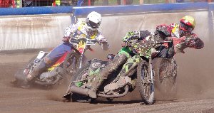 Emiliano on his way to his fourth race win