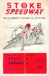 Stoke v Sheffield, 23rd July 1960