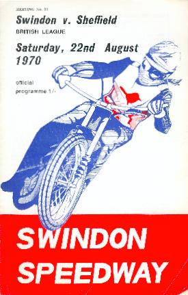 Swindon v Sheffield, 22nd August 1970
